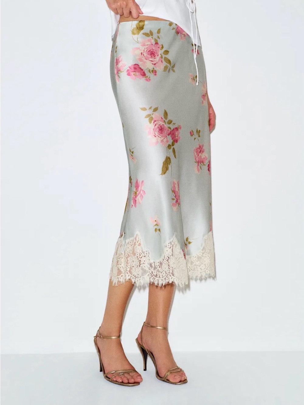 NWT Petites Carolina Silk Skirt
